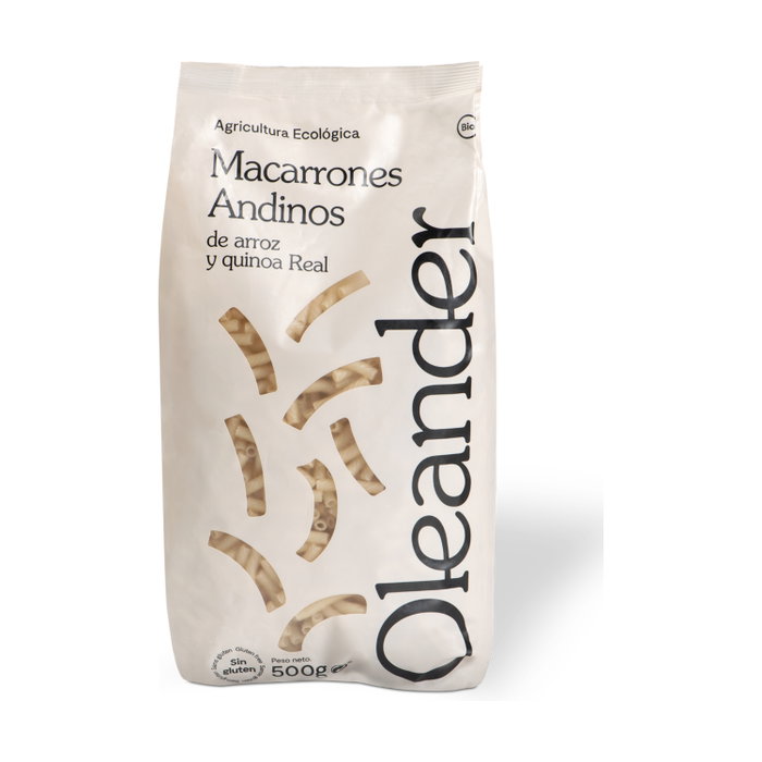 OLEANDER Macarrones Andino de Arroz y Quinoa 500g