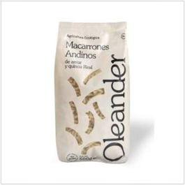OLEANDER Macarrones Andino De Arroz Y Quinoa 500Gr Sin Gluten Vegano