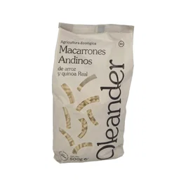 OLEANDER Macarrones Andino De Arroz Y Quinoa 500Gr Sin Gluten Vegano