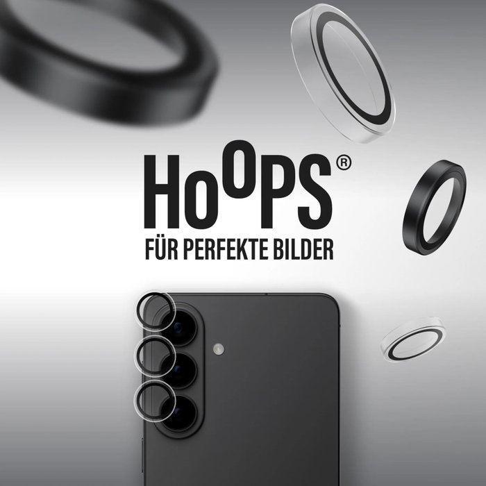 PanzerGlass Hoops Protector de lente de cámara Transparente para Samsung Galaxy S26 | S26+
