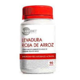 WAYDIET NATURAL PRODUCTS Levadura Roja de Arroz para Colesterol, 90 Cápsulas Veganas