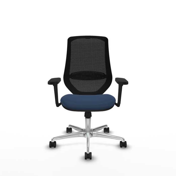 PIQUERAS Y CRESPO Silla de oficina Mardos con mecanismo Sincro, Azul marino y Negro PIQUERAS Y CRESPO Silla de oficina Mardos con mecanismo Sincro, Azul marino y Negro