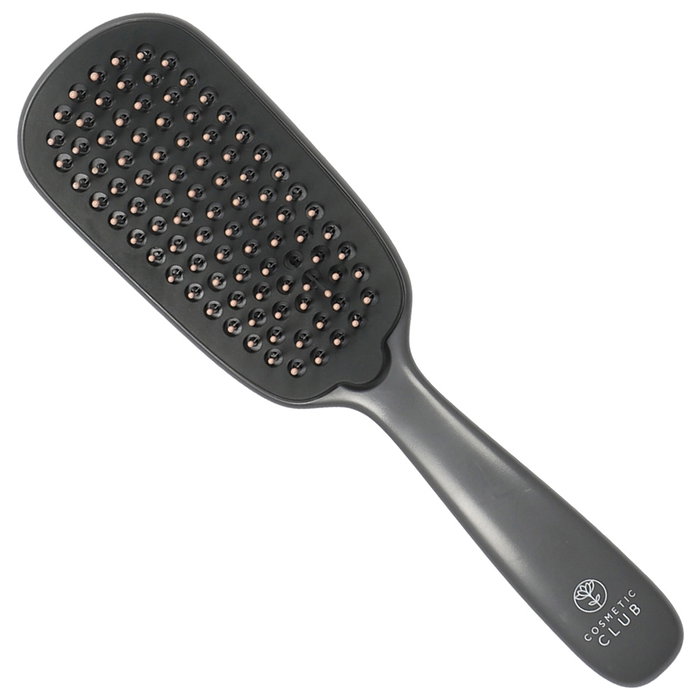 Cosmetic Club Cepillo Pelo Fácil de Limpiar Desenredante y Antinudos ABS TPU Nailon 23.5x6.4 cm