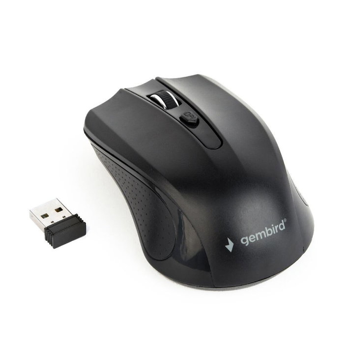 GEMBIRD MUSW-4B-04 Ratón Óptico Inalámbrico Ambidextro 1600 DPI Negro GEMBIRD MUSW-4B-04 Ratón Óptico Inalámbrico Ambidextro 1600 DPI Negro