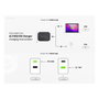 Conceptronic ALTHEA15B Cargador GaN de 20W con 2 Puertos (USB-C y USB-A)