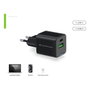 Conceptronic ALTHEA15B Cargador GaN de 20W con 2 Puertos (USB-C y USB-A)