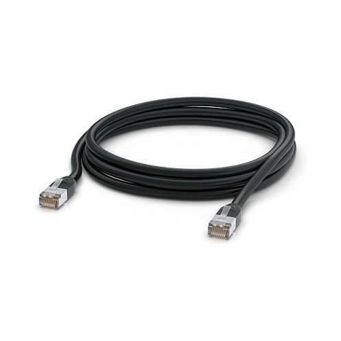 Ubiquiti UISP Patch Cable Outdoor Cat5e STP 3 m Negro