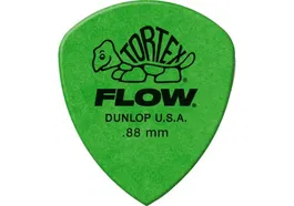 DUNLOP Pack 72 Púas Tortex Flow 0.88 mm, Estuche de 72 Plectros Profesionales de Nailon para Guitarra