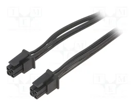 ESPE Cable de alimentación Micro-Fit 3.0 Hembra-Hembra 4 Pines 0,4m