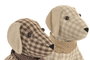 DKD Home Decor Sujetapuertas Chocolate Mousse 25 x 25 x 18 cm 2 Unidades