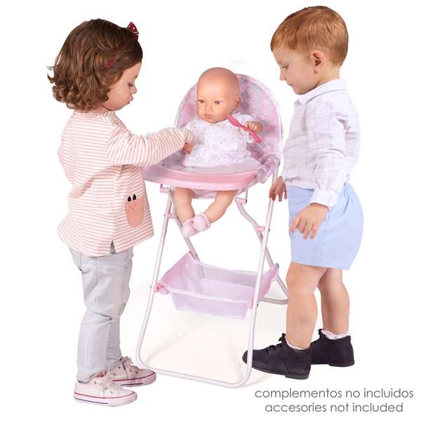 Decuevas Trona Plegable para Muñecas de hasta 50 cm