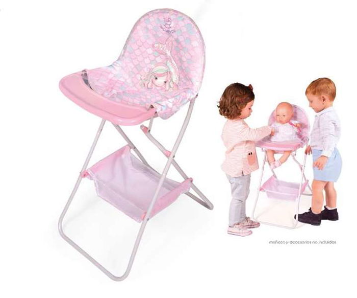 Decuevas Trona Plegable para Muñecas de hasta 50 cm