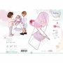 Decuevas Trona plegable para muñecas de hasta 50 cm