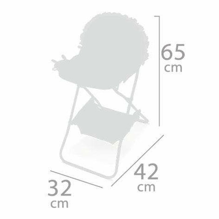 Decuevas Trona plegable para muñecas de hasta 50 cm Decuevas Trona plegable para muñecas de hasta 50 cm