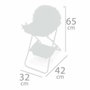 Decuevas Trona plegable para muñecas de hasta 50 cm