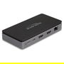 DeLOCK Estación de Acoplamiento USB-C 4K, 2x HDMI, 7 Puertos, LAN Gigabit, Carga PD 85W - USB-C Docking Station para Windows, Mac, Linux, Android