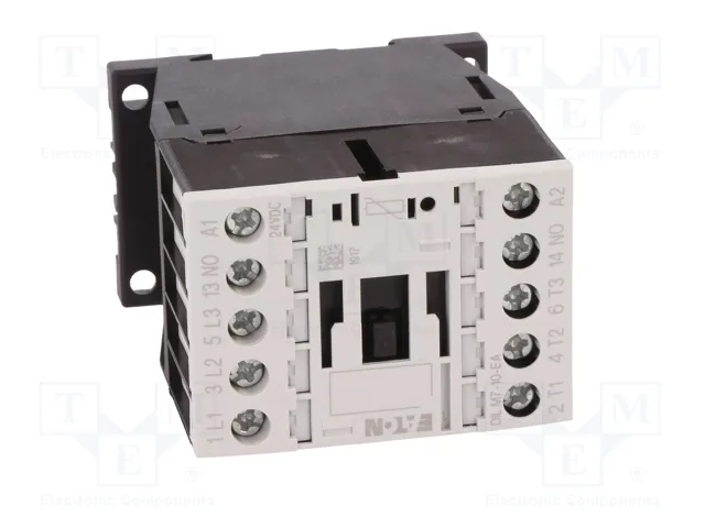 EATON ELECTRIC Contactor DILM7 3-polar 24VDC 7A