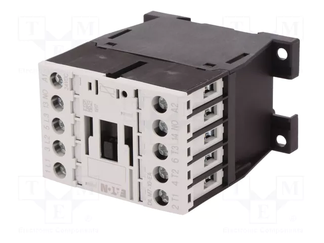 EATON ELECTRIC Contactor DILM7 3-polar 24VDC 7A