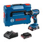Bosch GSR 18V-45 Atornillador/Taladro Inalámbrico con 2 Baterías de 2,0 Ah y L-BOXX 136