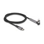 DeLOCK Cable de datos y carga USB Type-C a Lightning 1,5 m negro con función de soporte MFi