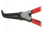 WIHA Alicates angulares para anillos elásticos exteriores 85-140mm