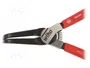 WIHA Alicates angulares para anillos elásticos exteriores 85-140mm