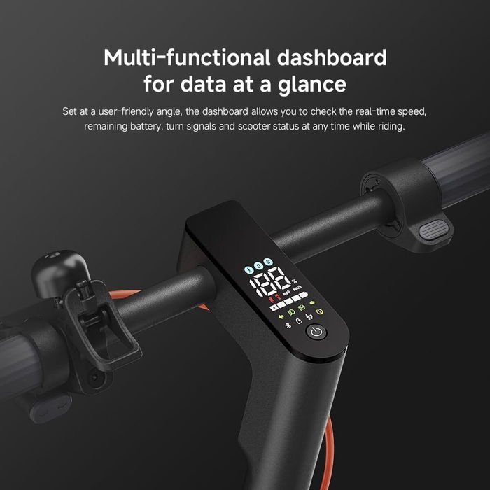 Patinete Eléctrico Xiaomi 5 GL Negro 350 W