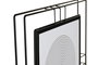 DKD Home Decor Marco de Fotos de Metal y Cristal Negro 20x25 cm