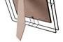 DKD Home Decor Marco de Fotos de Metal y Cristal Negro 20x25 cm