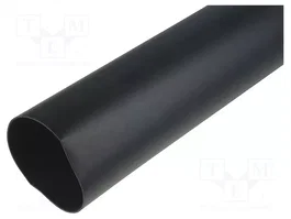HELLERMANNTYTON Tubo termoretráctil 63mm 1m negro