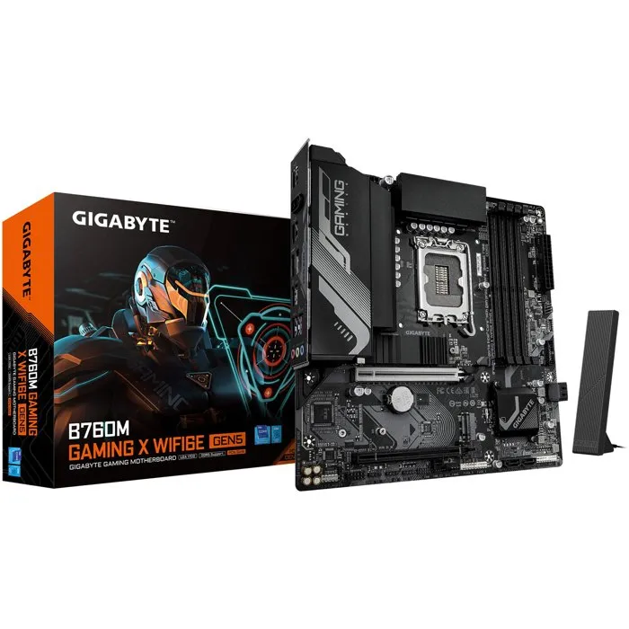 Gigabyte B760M GAMING X WF6E GEN5 DDR5 Micro ATX LGA 1700