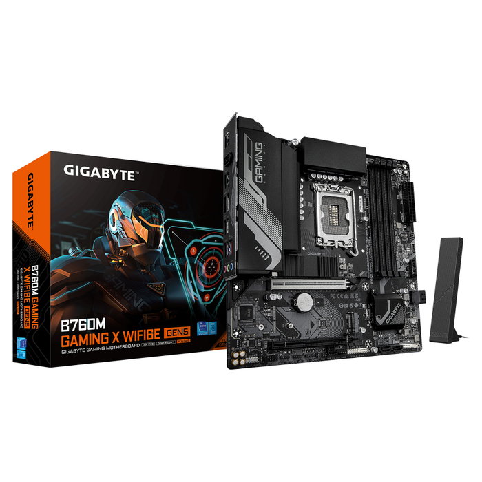 Gigabyte B760M GAMING X WF6E GEN5 DDR5 Micro ATX LGA 1700