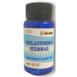 ALFA HERBAL Melatonina 100 Cápsulas - Ayuda a la Regulación del Sueño