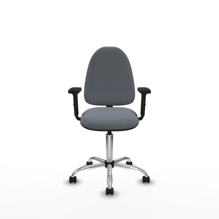 PIQUERAS Y CRESPO Silla de oficina Aýna Gris con Brazos 2D PIQUERAS Y CRESPO Silla de oficina Aýna Gris con Brazos 2D