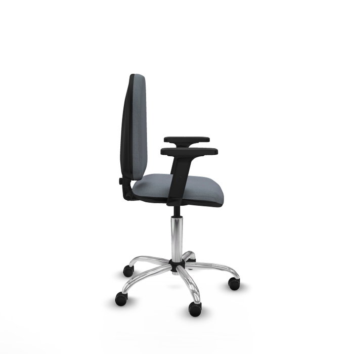 PIQUERAS Y CRESPO Silla de oficina Aýna Gris con Brazos 2D PIQUERAS Y CRESPO Silla de oficina Aýna Gris con Brazos 2D