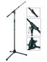 Boston Soporte Micrófono Serie Stage Pro Brazo Telescópico Negro