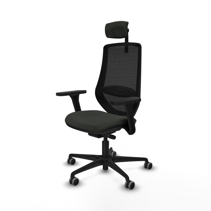 PIQUERAS Y CRESPO Silla de oficina Mardos con mecanismo Sincro/Traslack Negra PIQUERAS Y CRESPO Silla de oficina Mardos con mecanismo Sincro/Traslack Negra