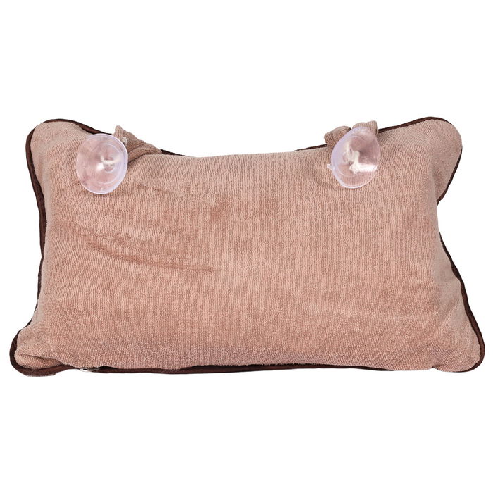 Cosmetic Club Juego de 5 Piezas Baño: Caja de Madera, Cojín, Esponja, Jabón y Sales Aroma Rosa y Miel