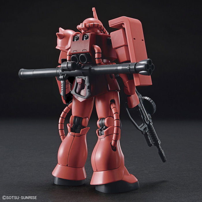 BANDAI HOBBY Maqueta HG 1/144 MS-06S Zaku II Char Aznable Custom