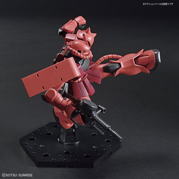 BANDAI HOBBY Maqueta HG 1/144 MS-06S Zaku II Char Aznable Custom