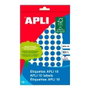 Apli Etiquetas Adhesivas Circulares 10 mm Azul (1.008 unidades)