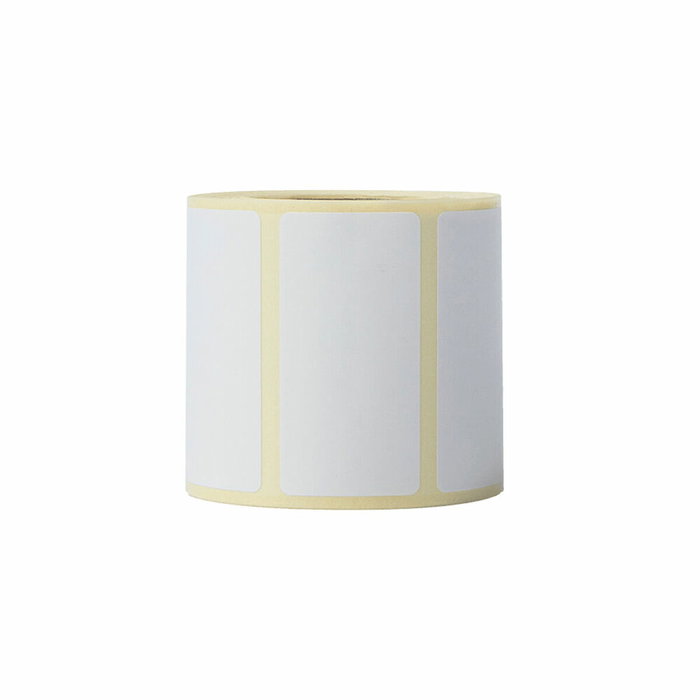 Brother Pack 12 Rollos de Etiquetas Térmicas Blancas 51 mm x 26 mm