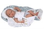 Muñecas Arias Muñeca Reborn Borja Gris con Manta