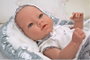 Muñecas Arias Muñeca Reborn Borja Gris con Manta