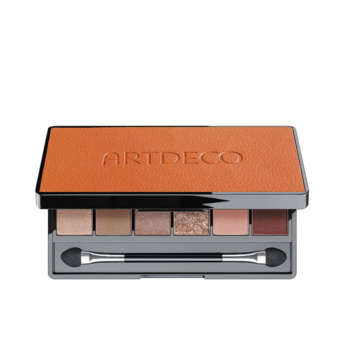 ARCDECO Paleta de Sombras de Ojos ICONIC #pretty in sunshine, 6 Tonos Marrones/Beige/Burdeos, Alta Pigmentación, 1 Unidad