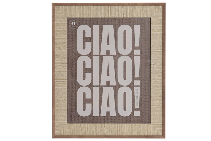 DKD Home Decor Marco de Foto 20X25 Urban Beige Natural Ps Cristal 26 x 31 x 1.7 cm