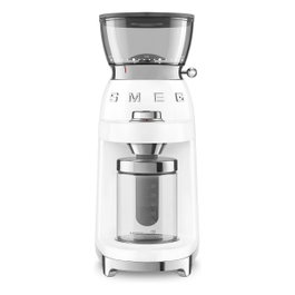 Smeg CGF03WHEU Molinillo de Café 15 Niveles Molienda 240g 150W Blanco