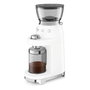 Smeg CGF03WHEU Molinillo de Café 15 Niveles Molienda 240g 150W Blanco