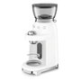 Smeg CGF03WHEU Molinillo de Café 15 Niveles Molienda 240g 150W Blanco