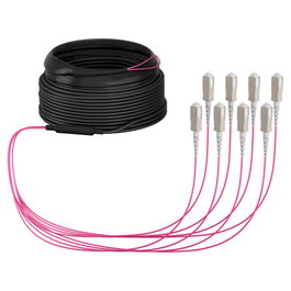EFB Elektronik O8321S10OM4 Cable de fibra óptica OM4 8x SC a 8x SC 10m